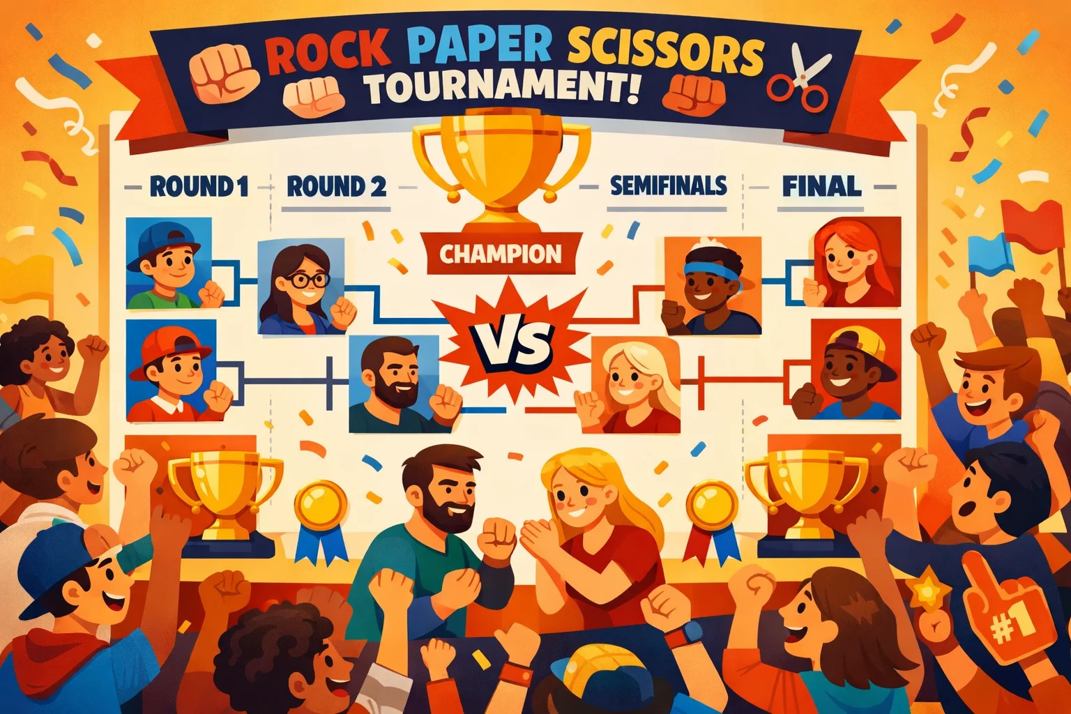 Rock Paper Scissors Tournament: Run Epic Competitions (2026)