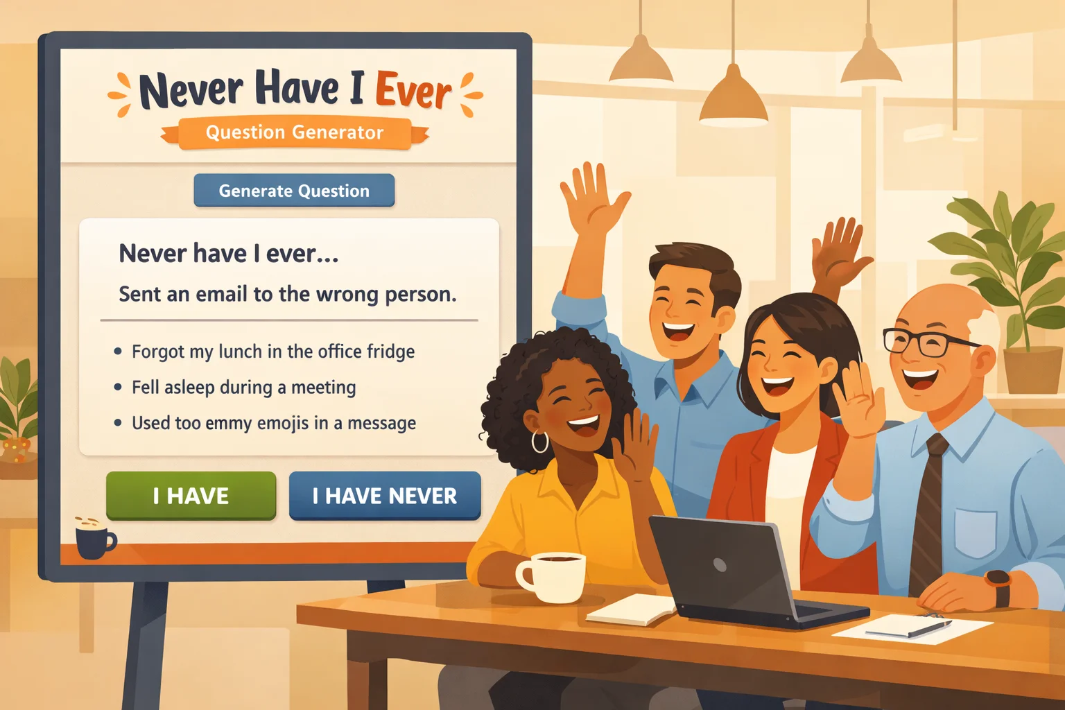 Never Have I Ever SFW Questions: Free Generator (2026)
