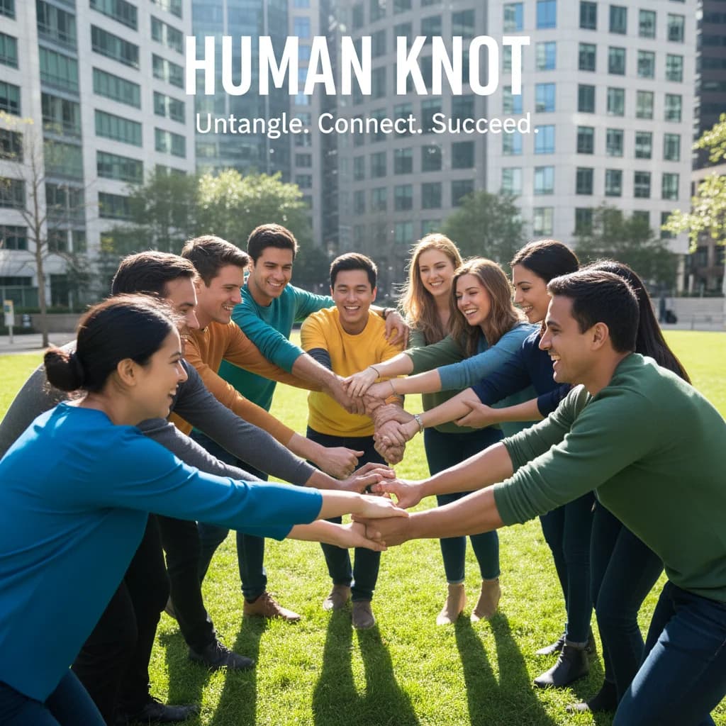 Human Knot Game: Complete Team Building Guide & Tool