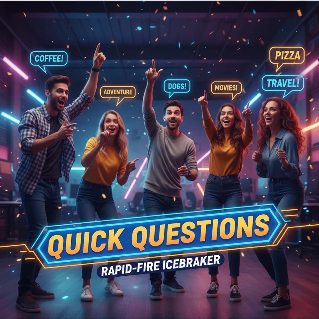 Quick Questions Game: 100+ Rapid Fire Icebreaker Questions